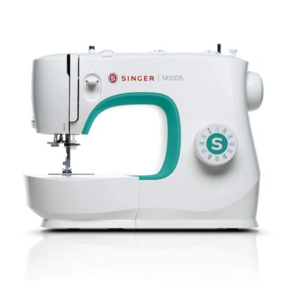 Singer M3305 Motorised Automatic Zig-Zag Electric Sewing Machine 23 Stiches, White